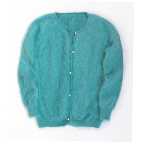 Angora Cardigan himmelsblau