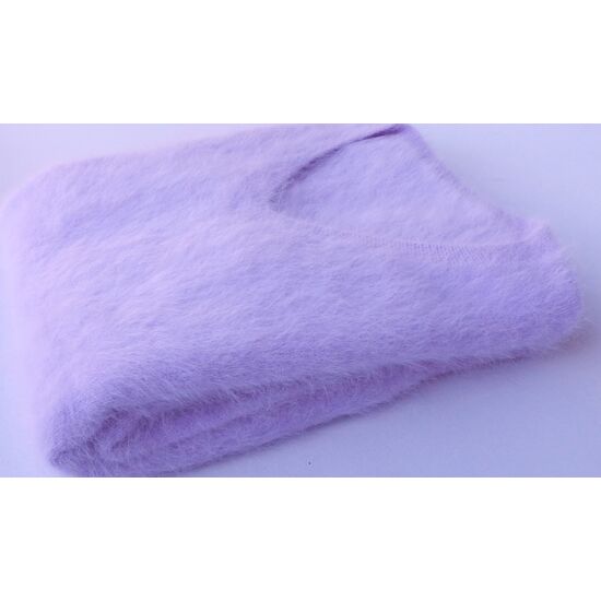 Angora Pullover V-Ausschnitt flieder