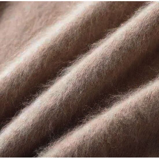 Angora Pullover Rundhals erde XS