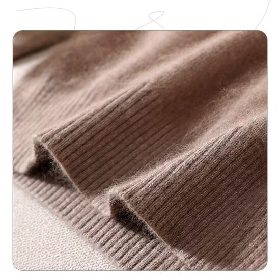 Angora Pullover Laura Rundhals erde L/XL